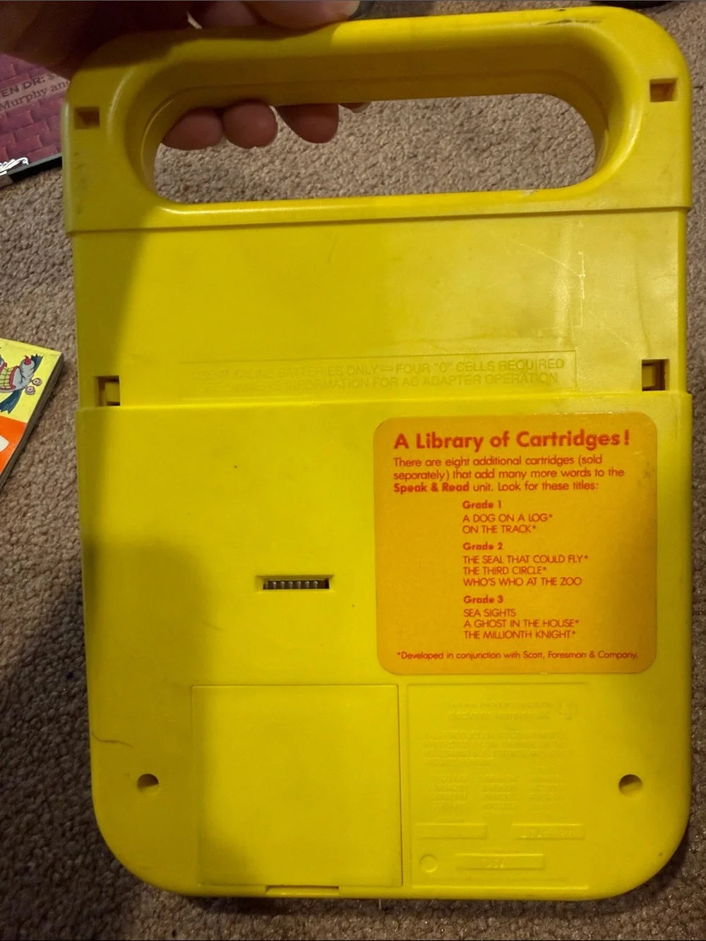 Texas Instruments Yellow Speak & Read Educational Toy